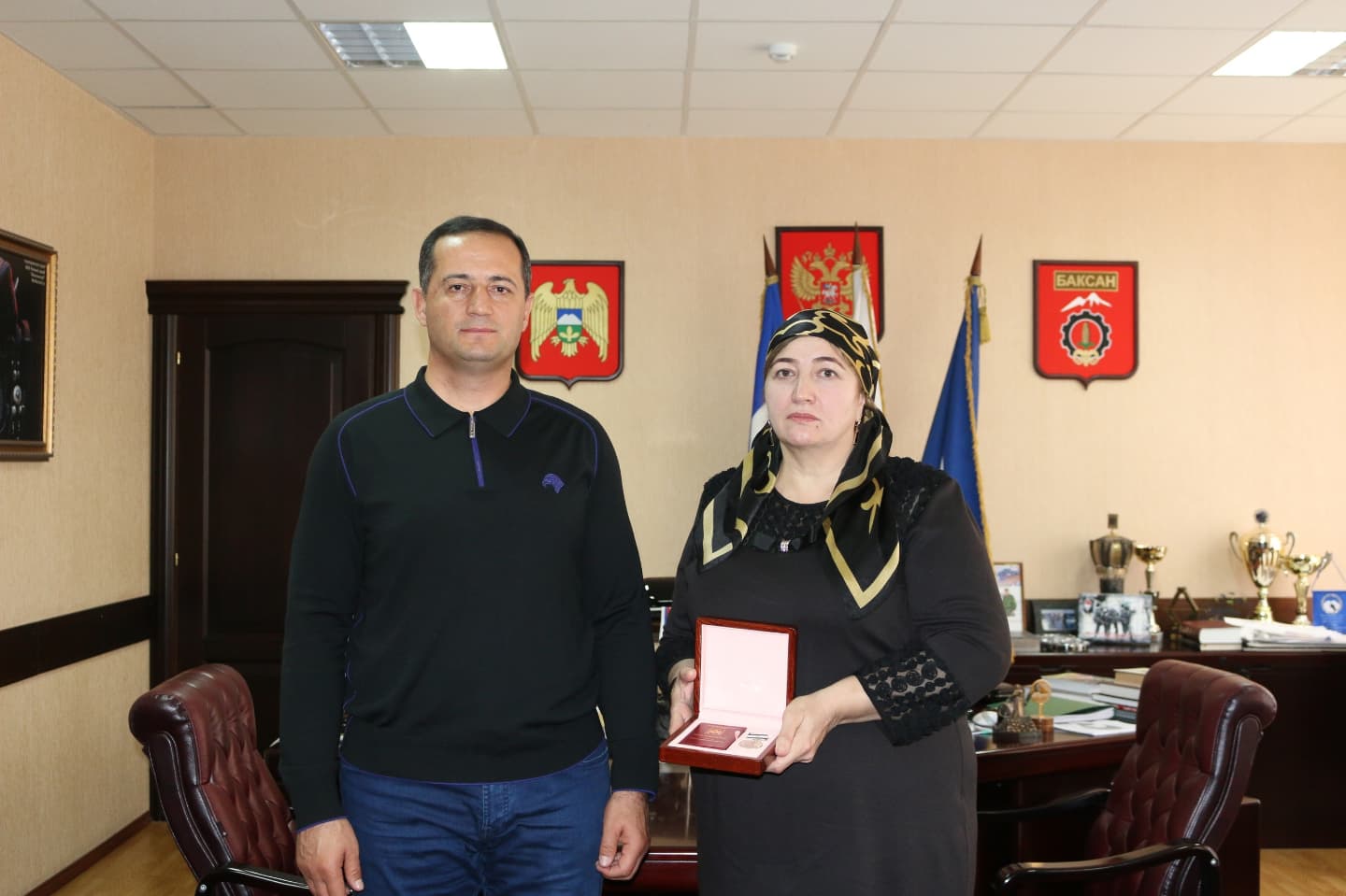 Газова Джульета награждена медалью "Материнская слава"