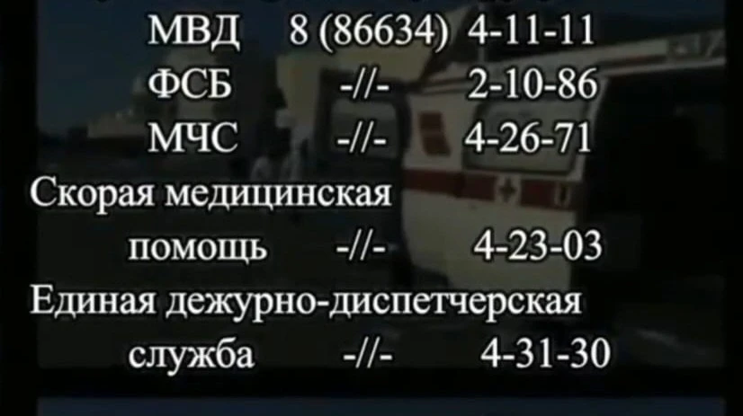 Номера оперативных служб