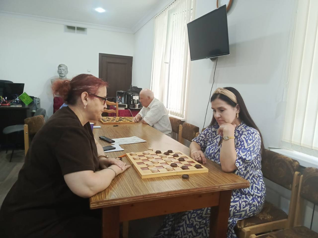 В Баксане прошел шахматно-шашечный турнир приуроченный к Всероссийскому спортивному марафону "Сила России"